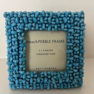 Turquoise Beach Pebble Frame